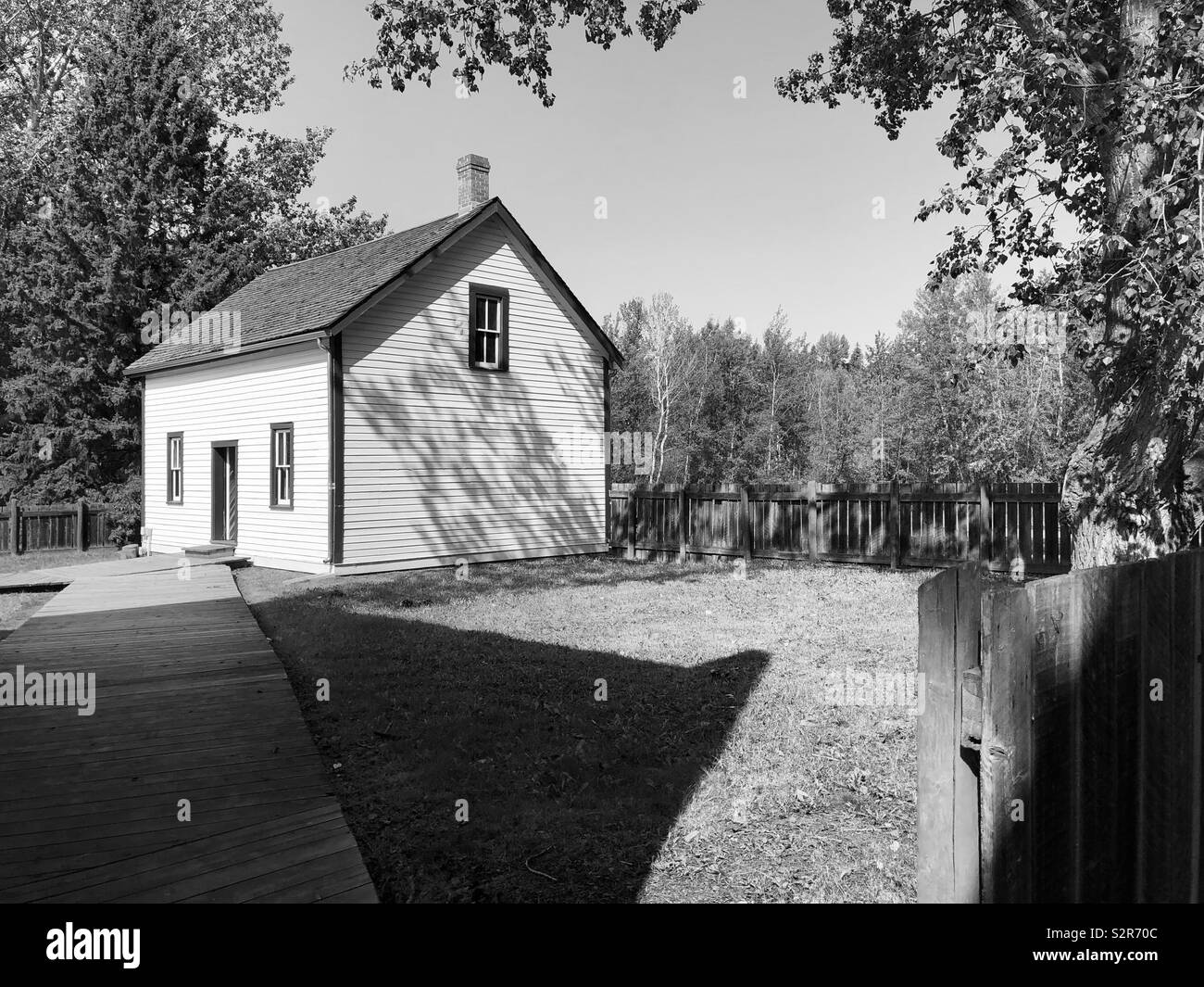 Historical buildings and interpretive museum at Fort Edmonton Park in