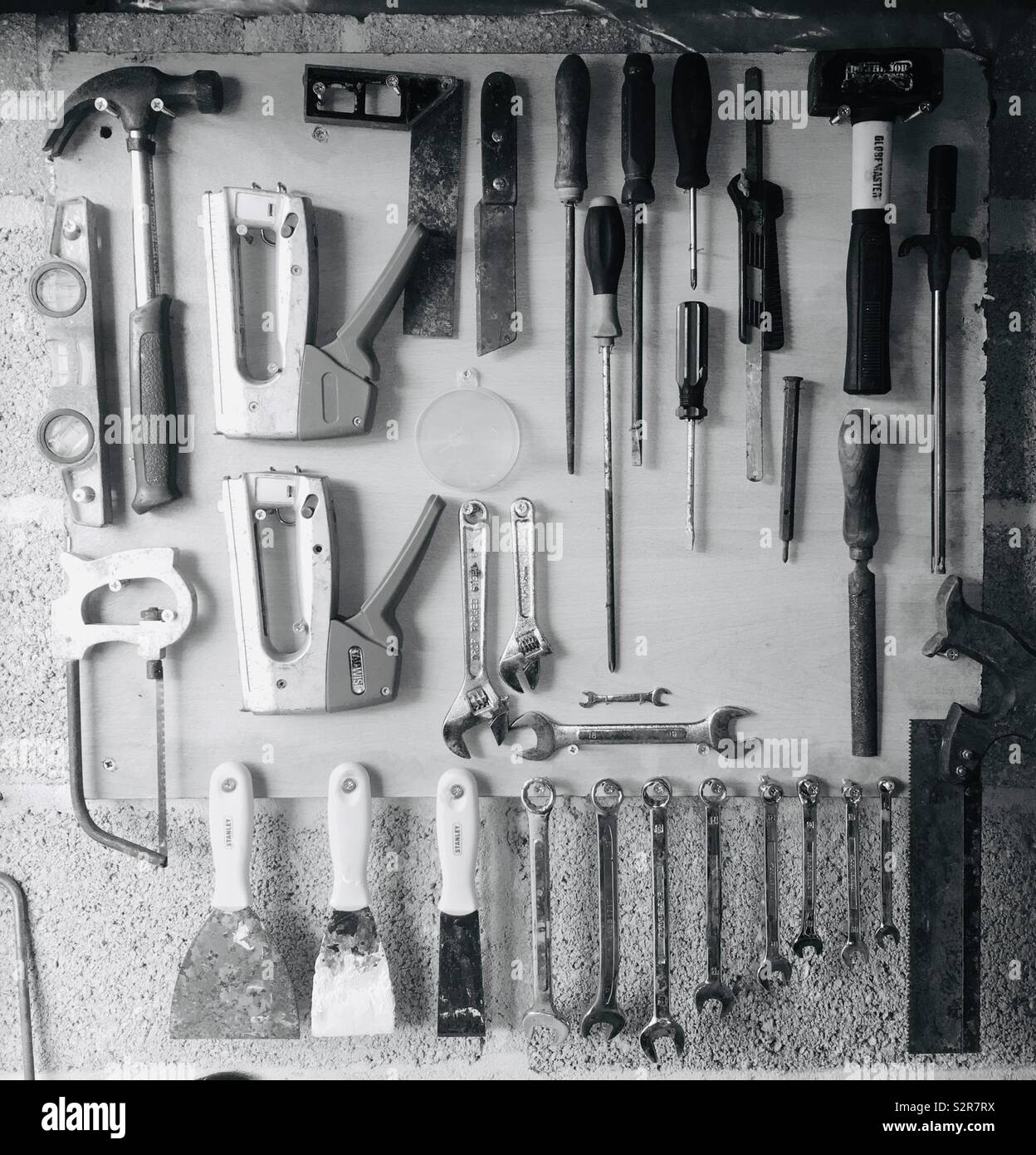 Organised tools Stock Photo