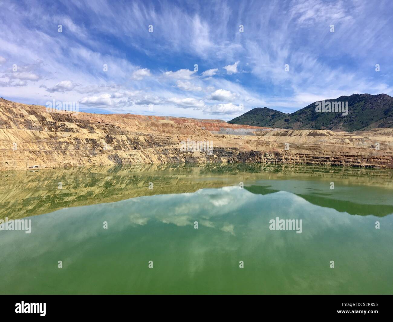 The Berkeley Pit in Butte, Montana Stock Photo Alamy