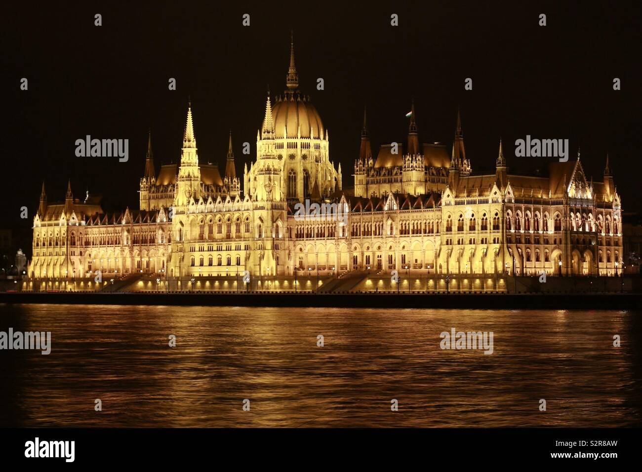Budapest parlament Stock Photo