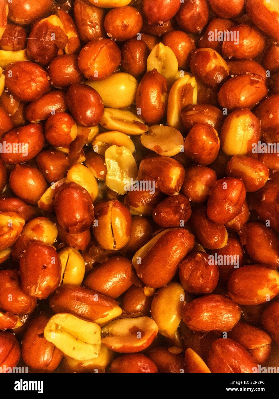 Delicious fresh Spanish peanuts tosse with hot Chile peppers as a delicious and tasty Mexican
