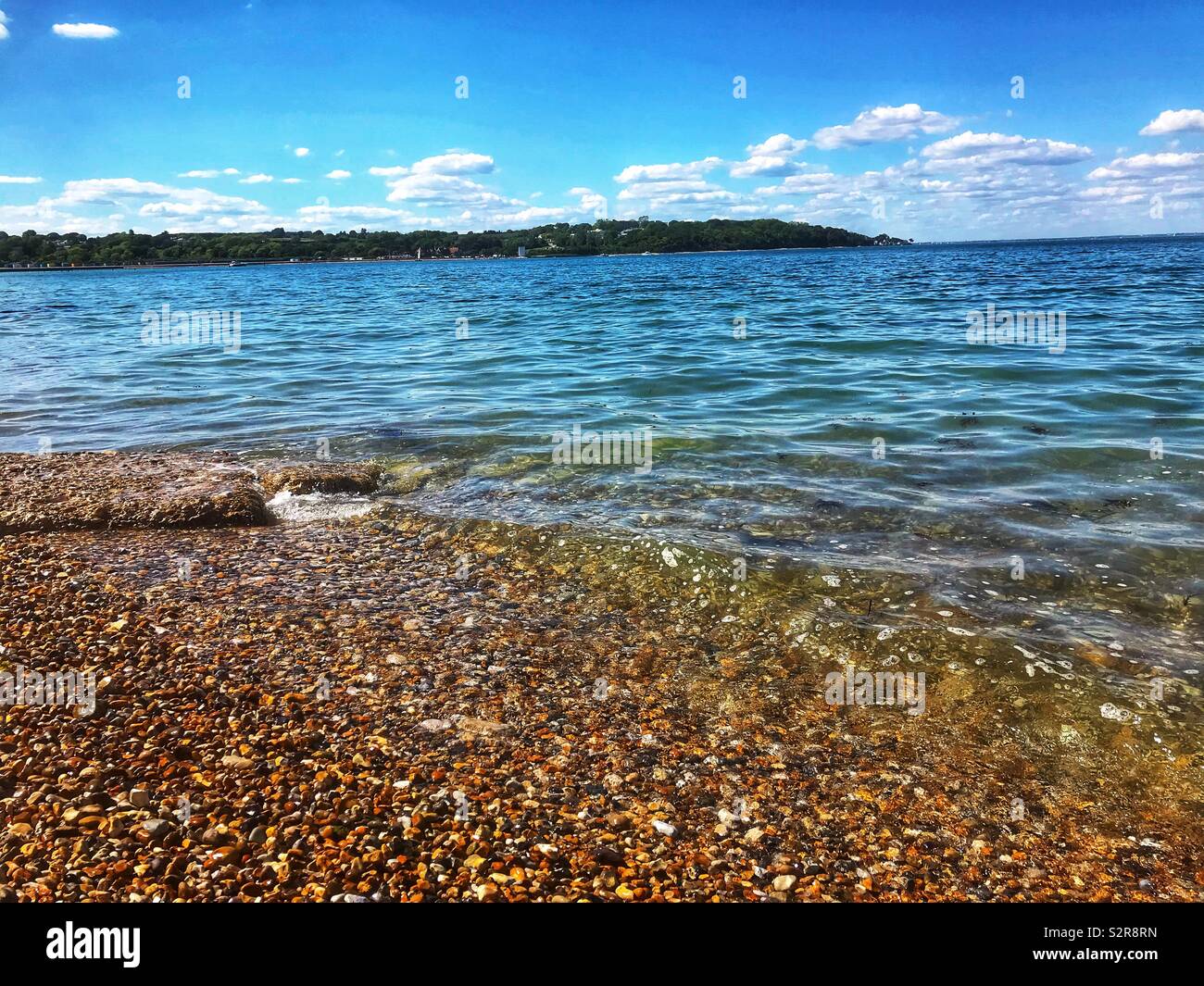 Deserted beach - Smartphone Captured Stock Image