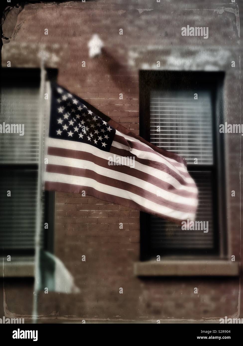 American flag - Smartphone Captured Stock Image