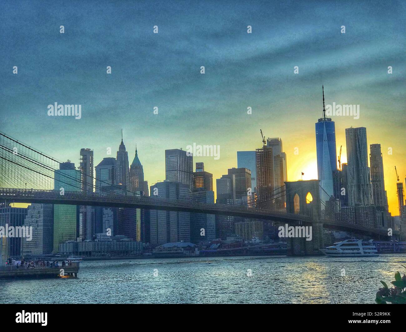NYC skyline Stock Photo
