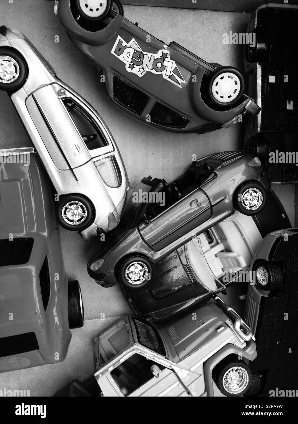 Toy Cars Black and White Stock Photos & Images Alamy