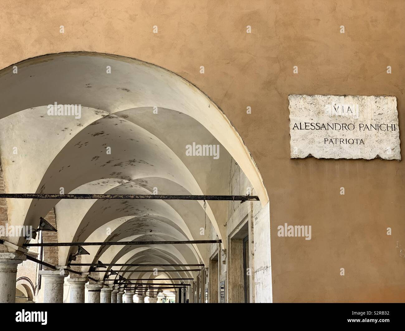 Open gallery view, Piazza del Popolo, Ascoli Piceno, Italy - Smartphone Captured Stock Image