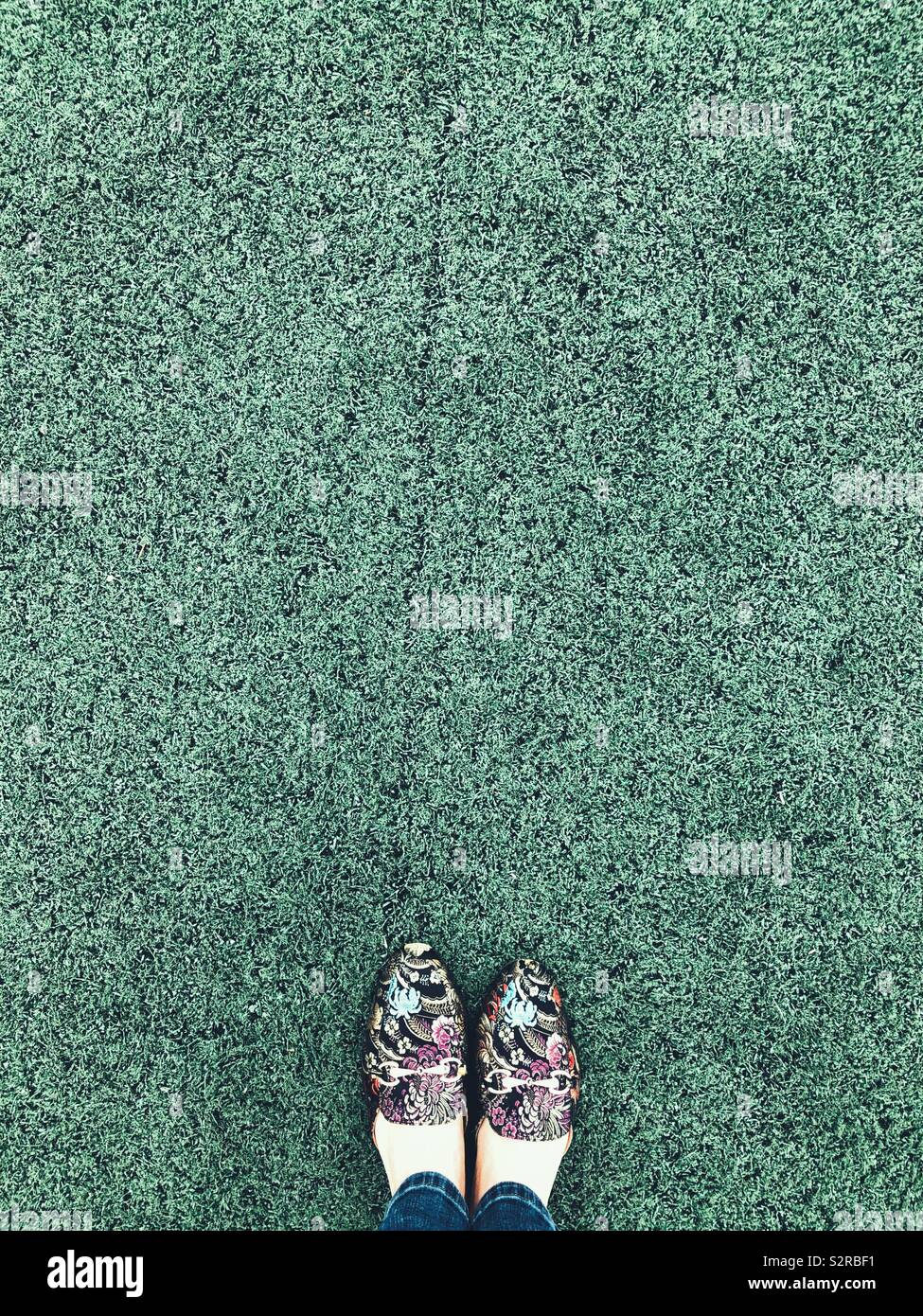 Not football ready - Smartphone Captured Stock Image