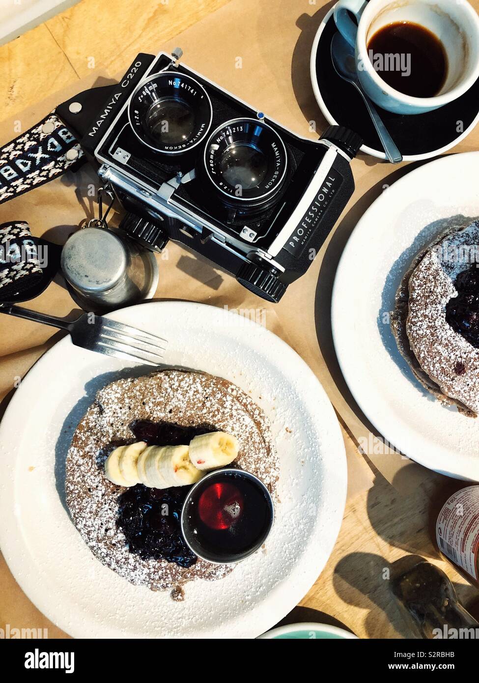 Vegan breakfast for tourists in Paris Stock Photo Alamy