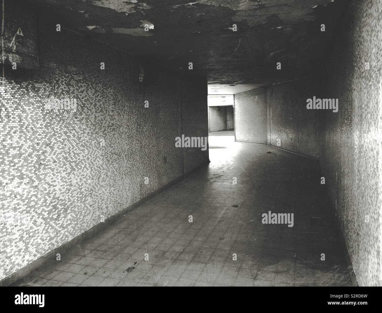 Passageway underground Stock Photo