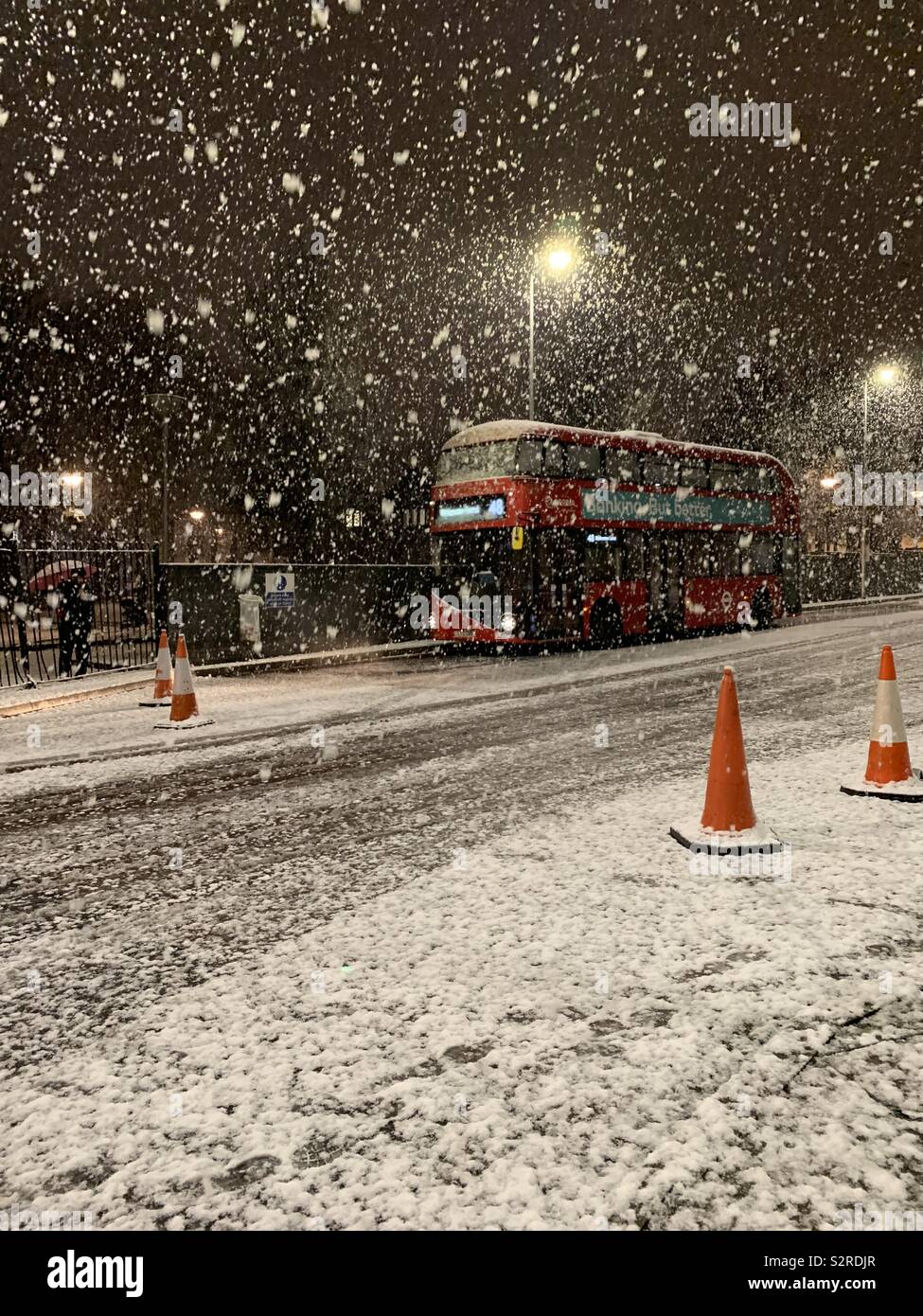 London winter Stock Photo