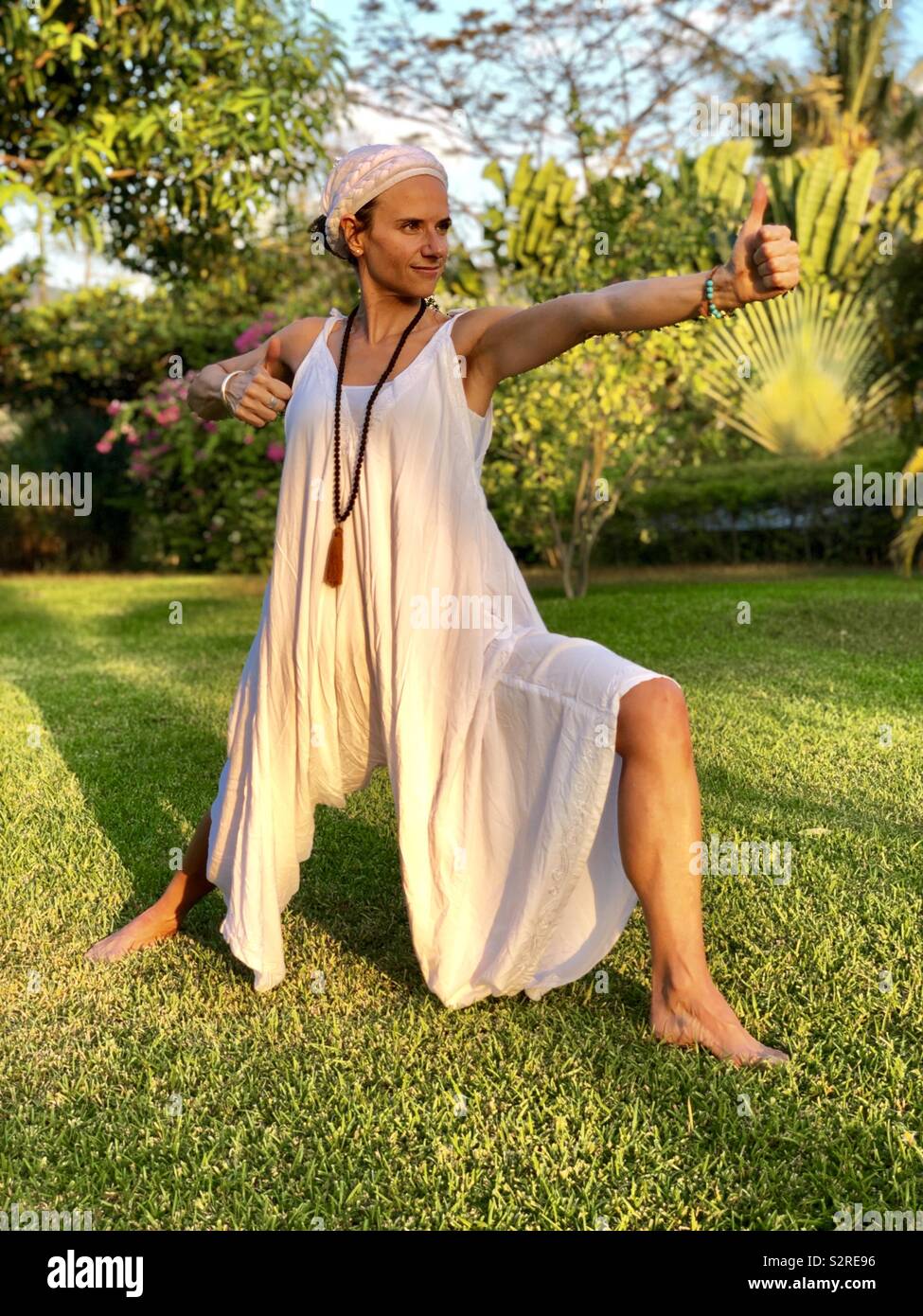 Yoga in Bali - Smartphone Captured Stock Image