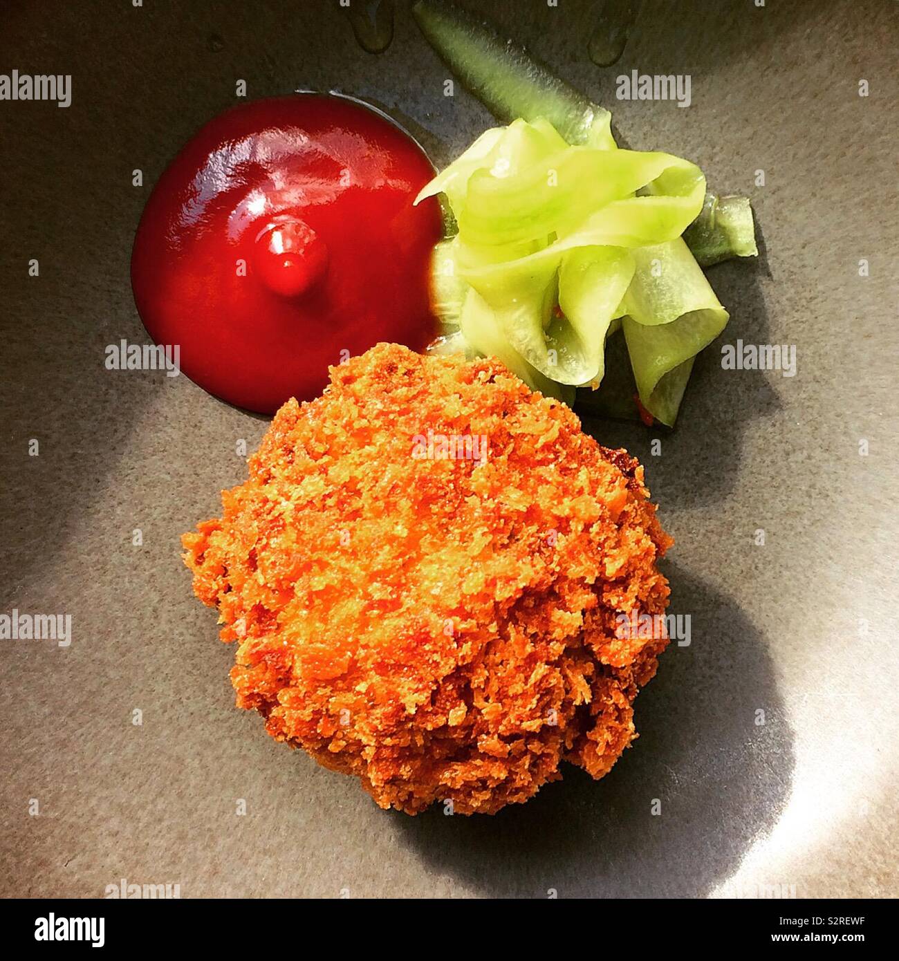 A crab scotch egg Stock Photo Alamy