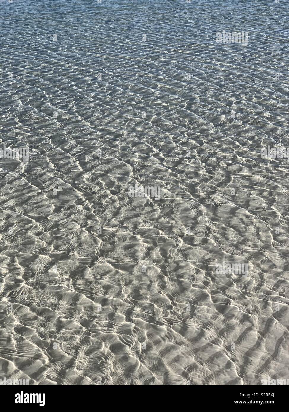 Crystal clear water of the Gulf of Mexico - Smartphone Captured Stock Image