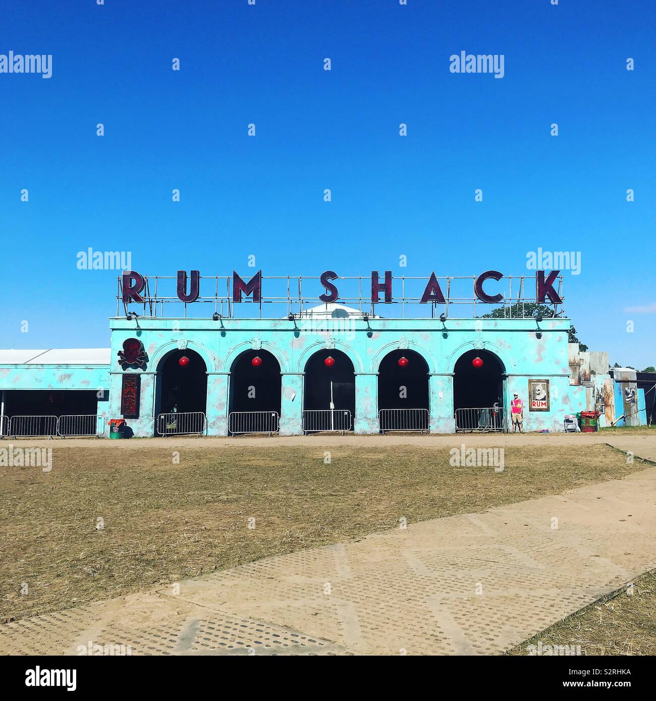 The Rum Shack from the South East Corner area of Glastonbury Festival 2019 Stock Photo
