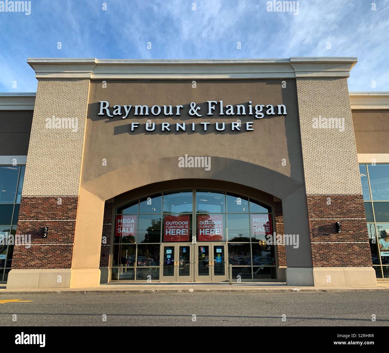 Raymour Flanigan Furniture Store West Springfield Massachusetts United States Stock Photo Alamy