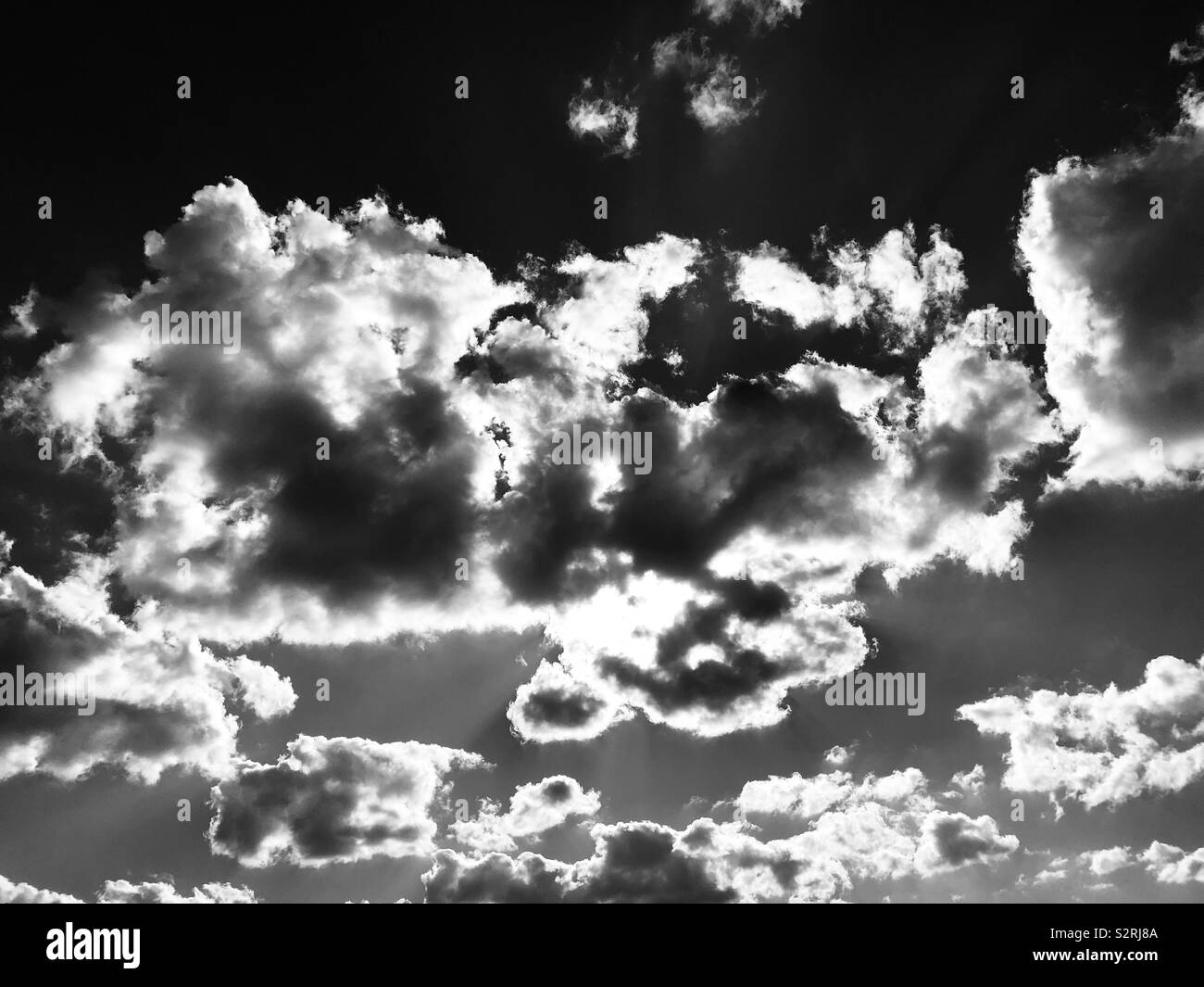 Dramatic cloudscape - Smartphone Captured Stock Image