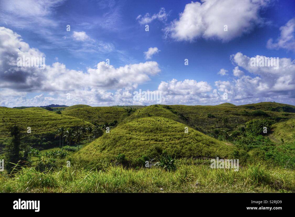 Teletubbies hill Stock Photo