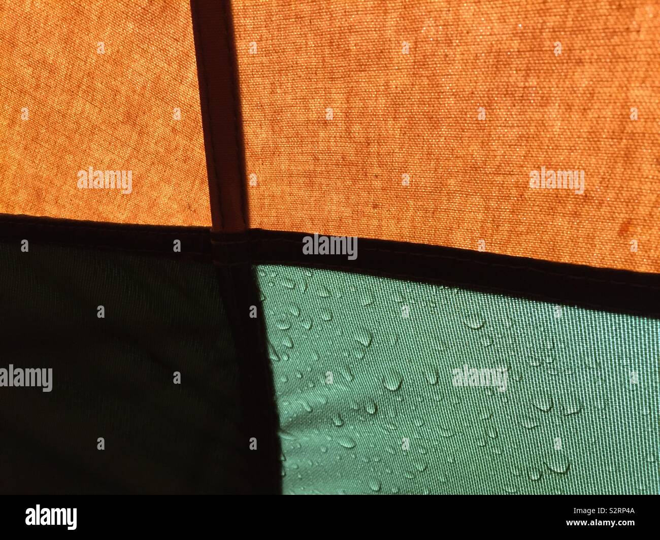 Tent close up of canvas pattern geometric shapes Stock Photo Alamy