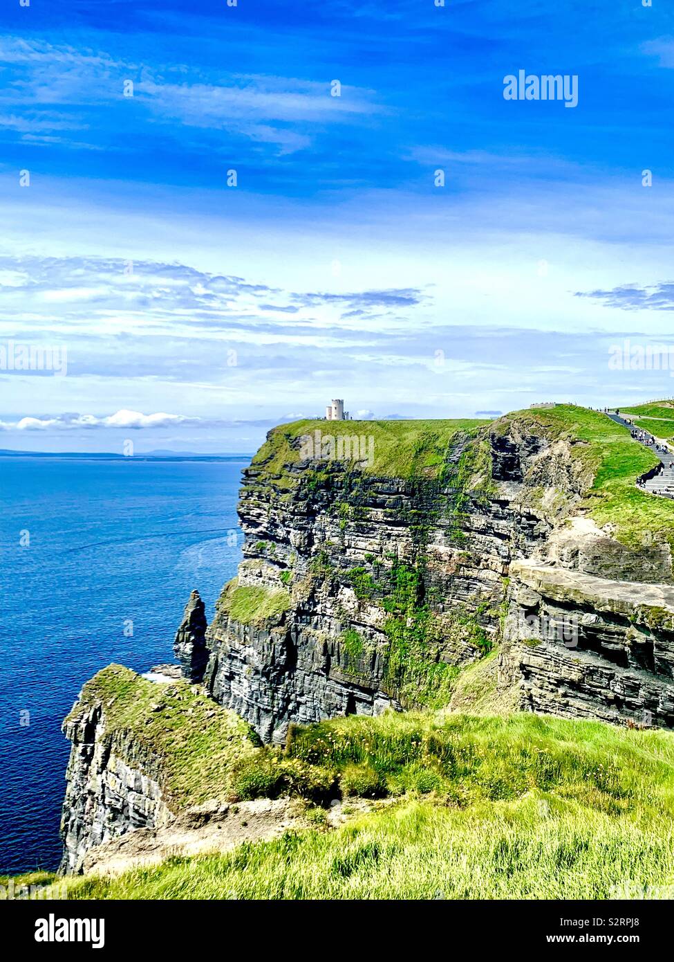 Moher cliffs in Ireland. - Smartphone Captured Stock Image