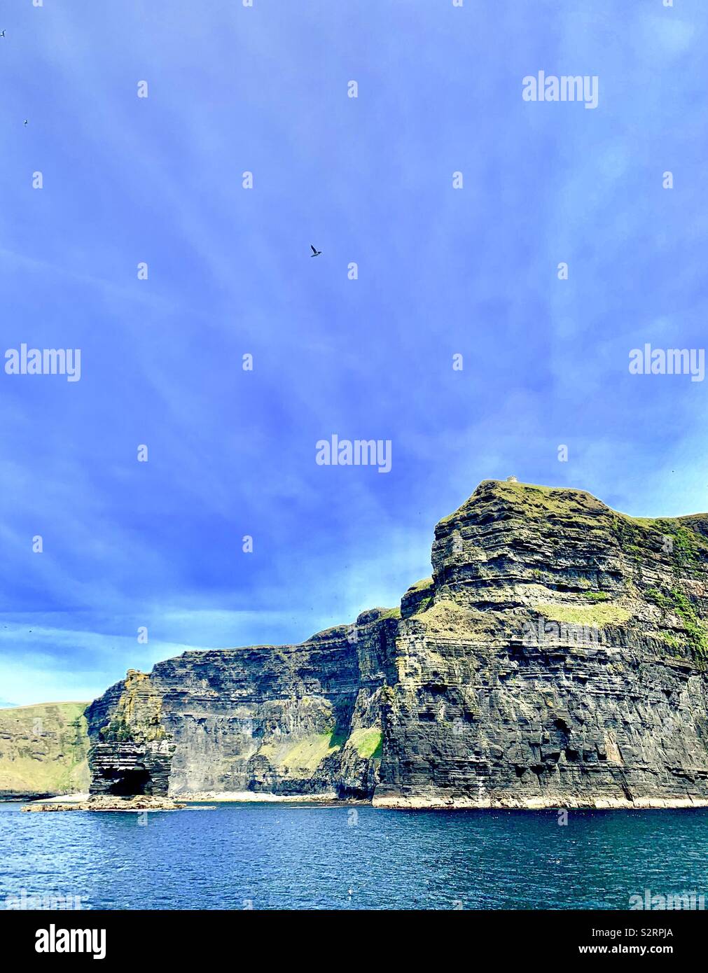 Moher cliffs in Ireland. - Smartphone Captured Stock Image