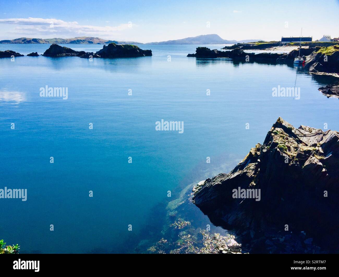 Isle of Seil Beautiful Scotland Stock Photo