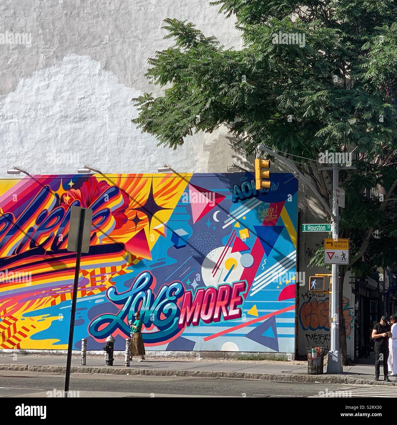 Mural On East Houston Street New York City Stock Photo Alamy   Mural On East Houston Street New York City S2RX30 