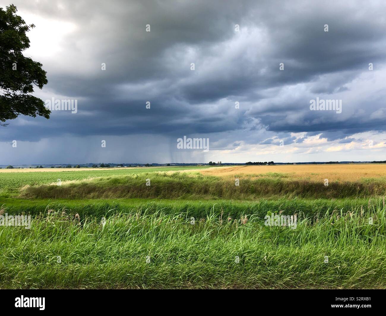 Lincolnshire weather system Stock Photo Alamy