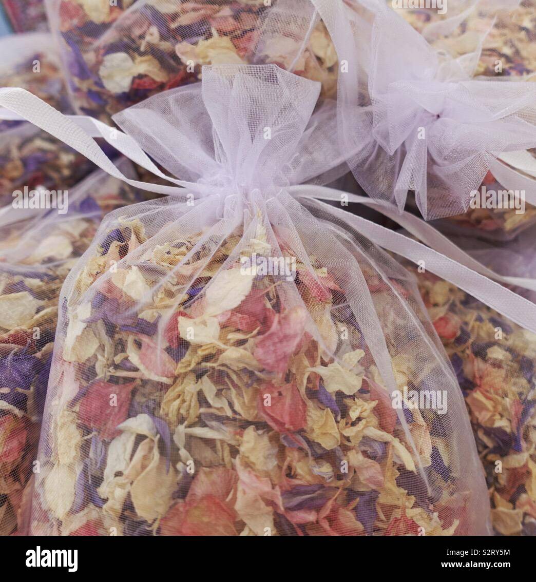 Bag of confetti Stock Photo Alamy