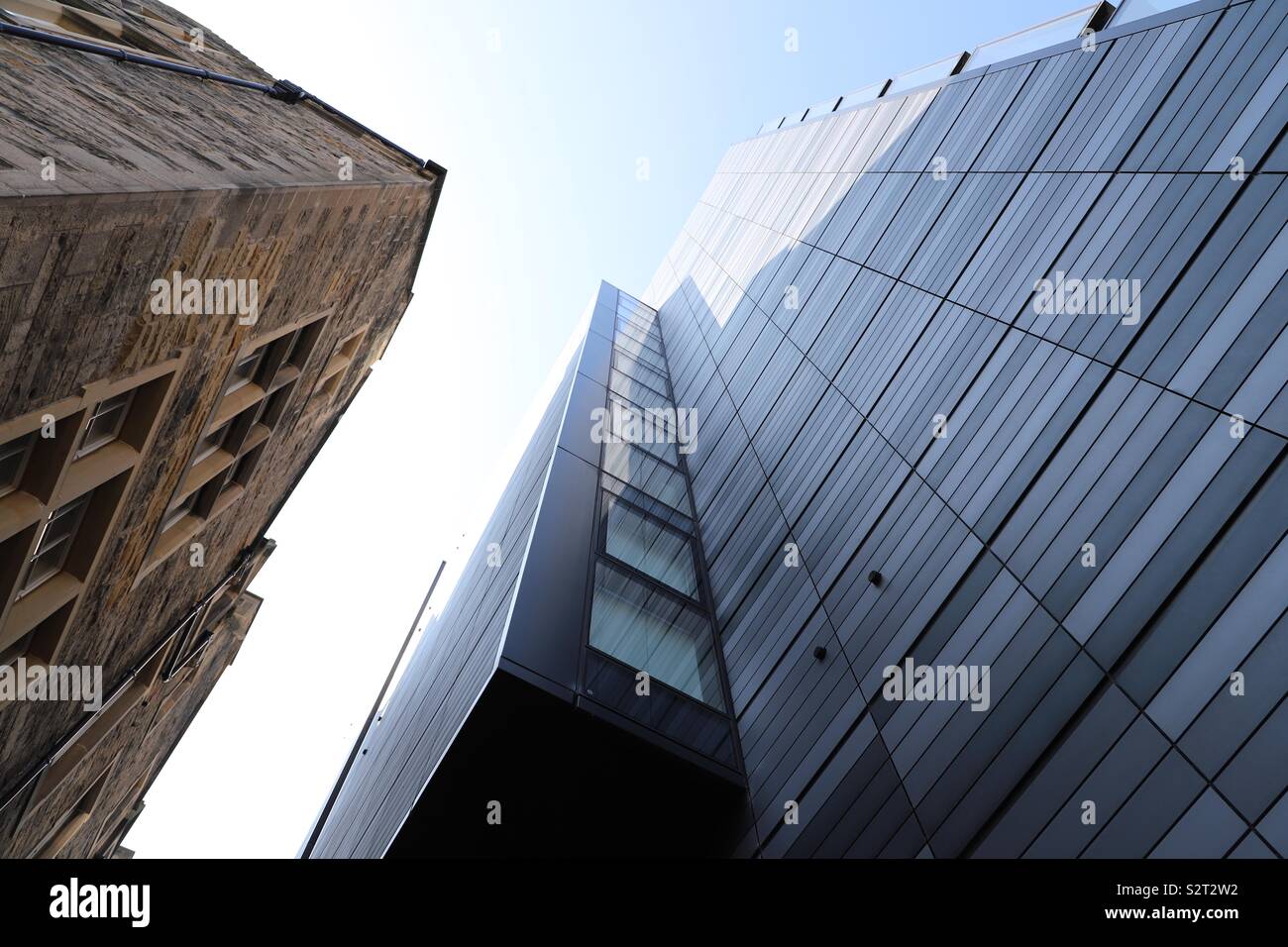Abstract view of traditional and modern buildings Stock Photo