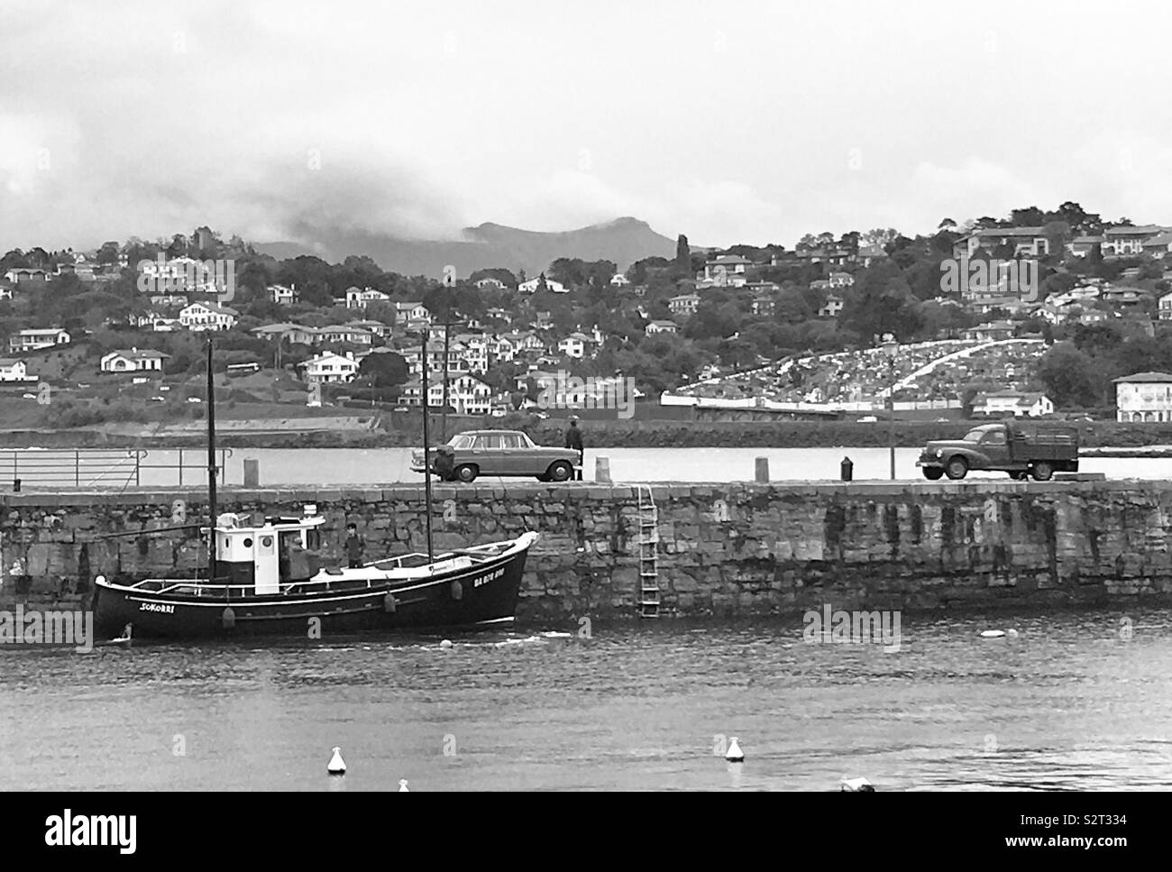 Ciboure‘ port, Basque Country, France Stock Photo