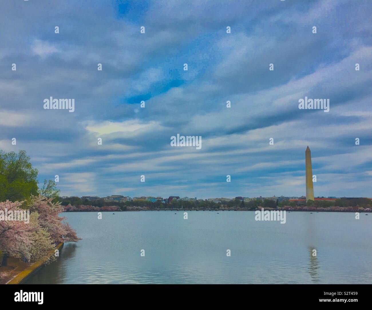 Sky over Memorial - Smartphone Captured Stock Image