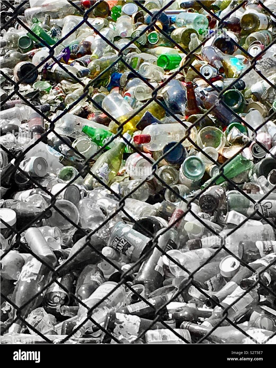 Recycling bottles and cans Stock Photo Alamy