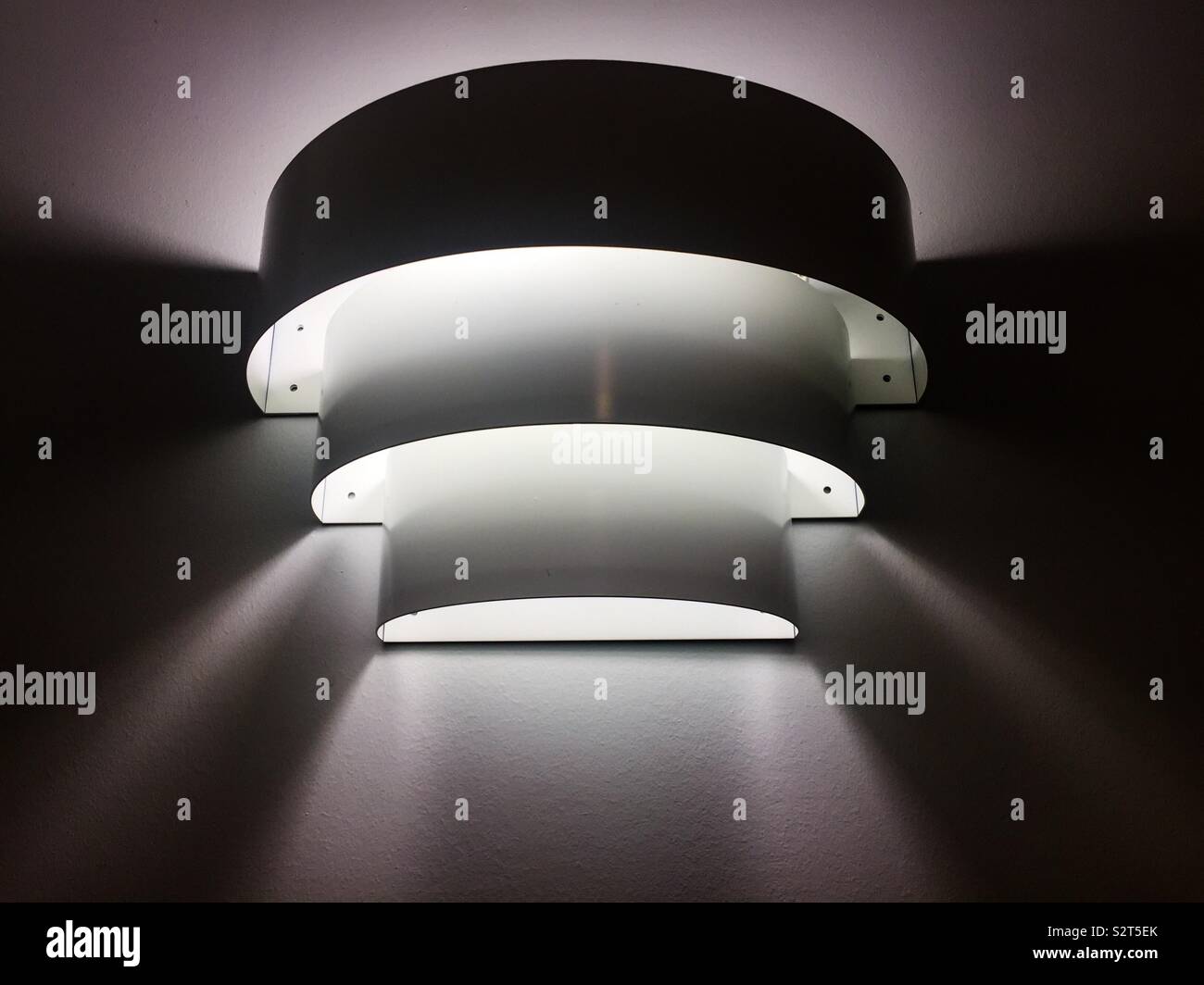 Three tier light fixture - Smartphone Captured Stock Image