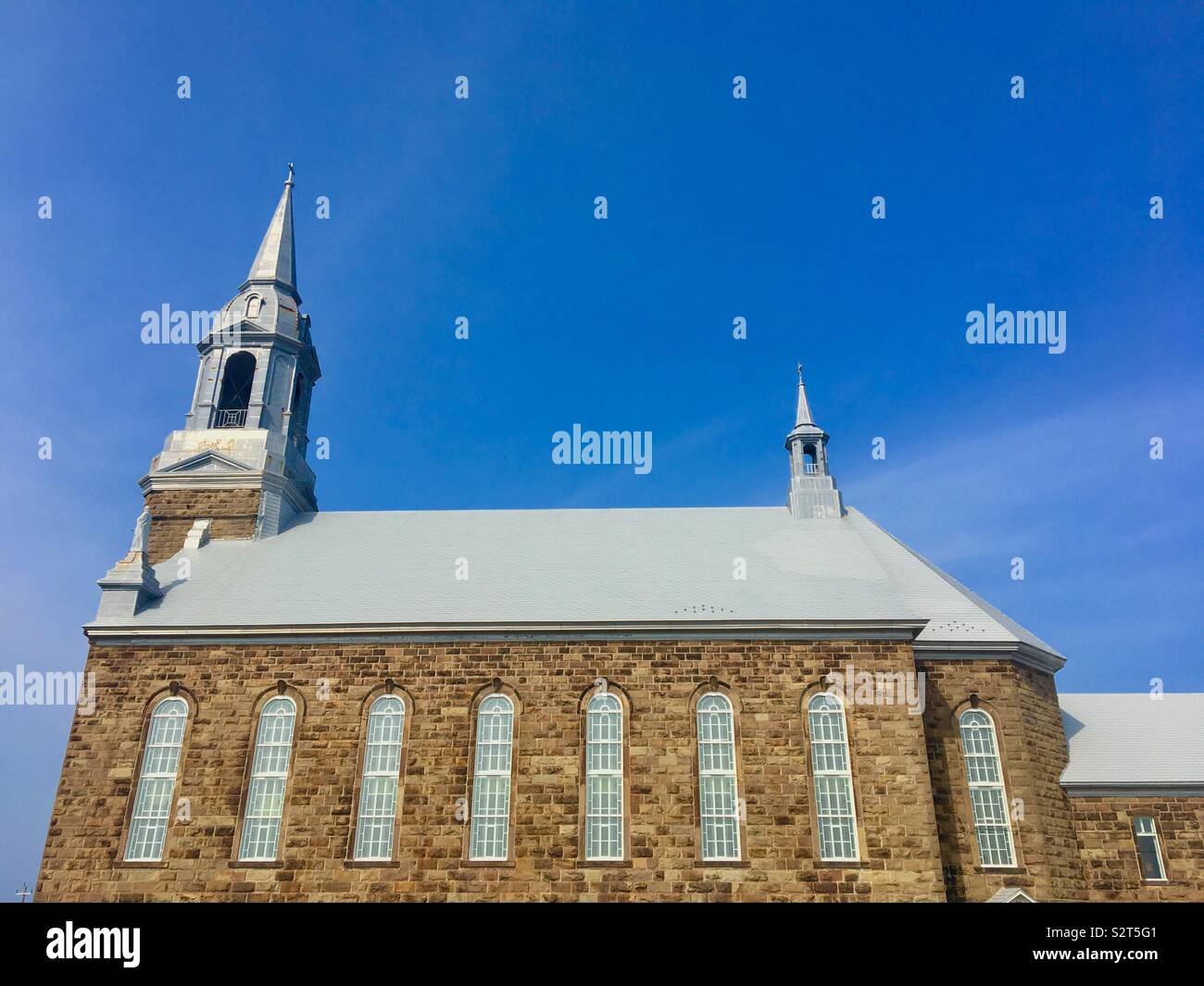 Cheticamp Cathedral Cape Breton Island Canada Stock Photo