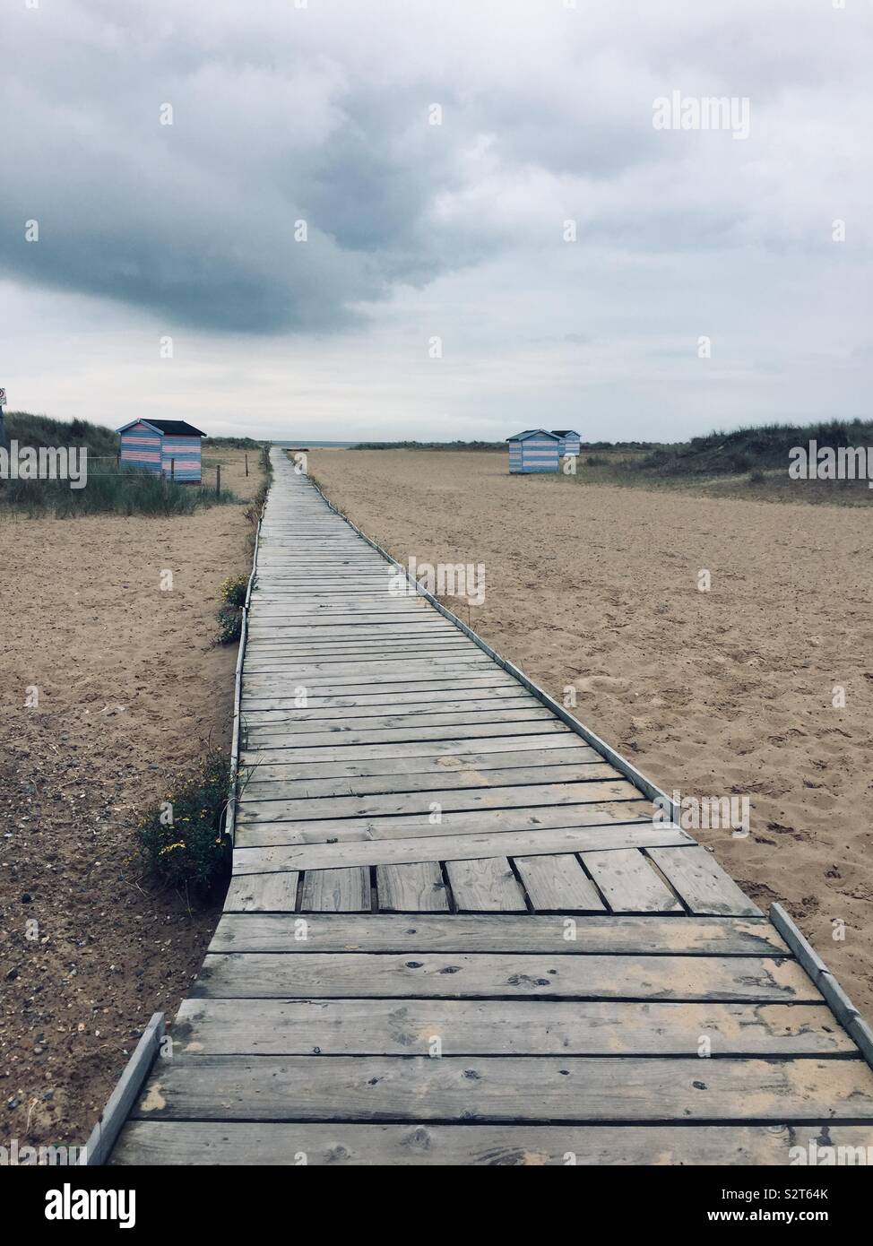 Boardwalk in Great Yarmouth (Norfolk, England) - Smartphone Captured Stock Image
