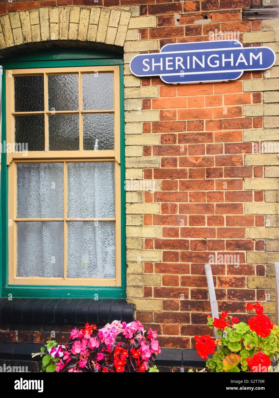Sheringham station - Smartphone Captured Stock Image