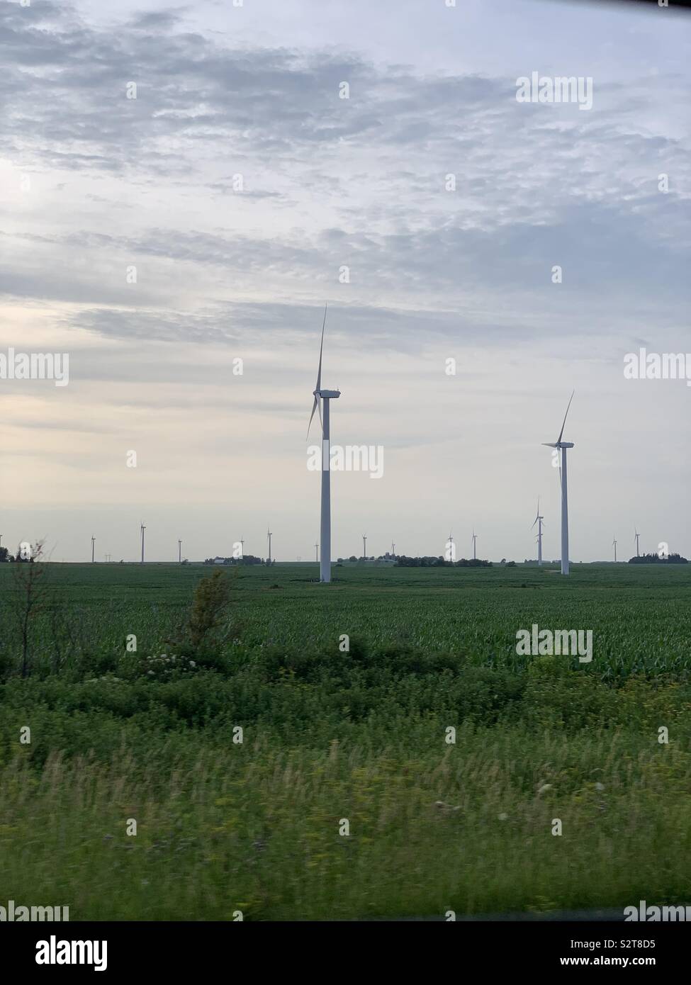 Wind Farm in Minnesota Stock Photo Alamy