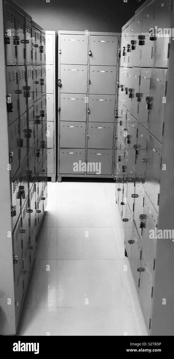 Locker room talk Stock Photo Alamy