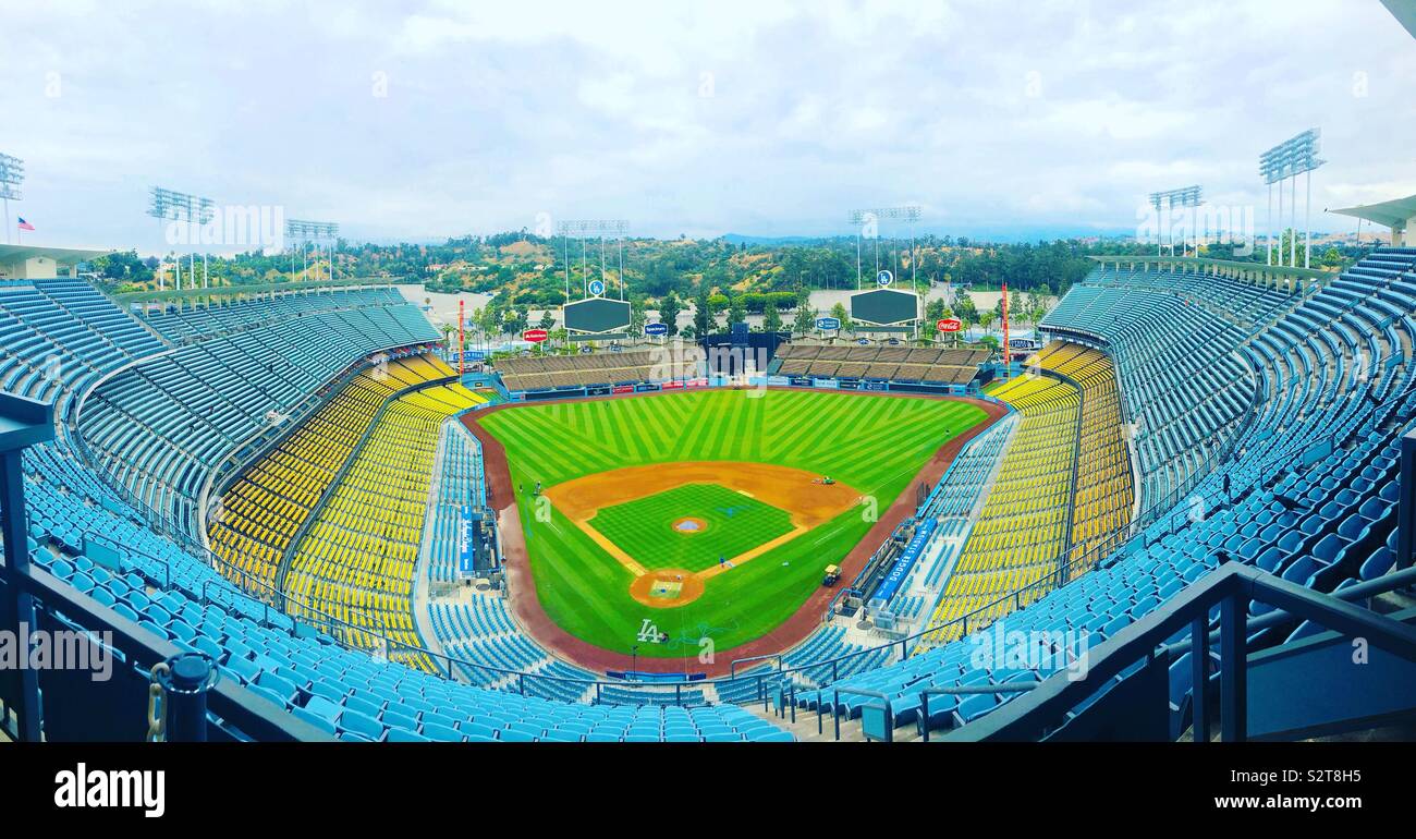 Low Angeles Dodgers Stadium Stock Photo