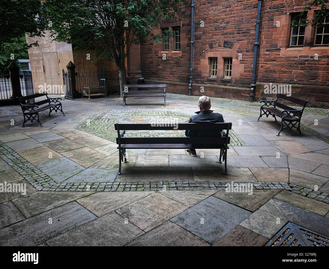 Courtyard - Smartphone Captured Stock Image