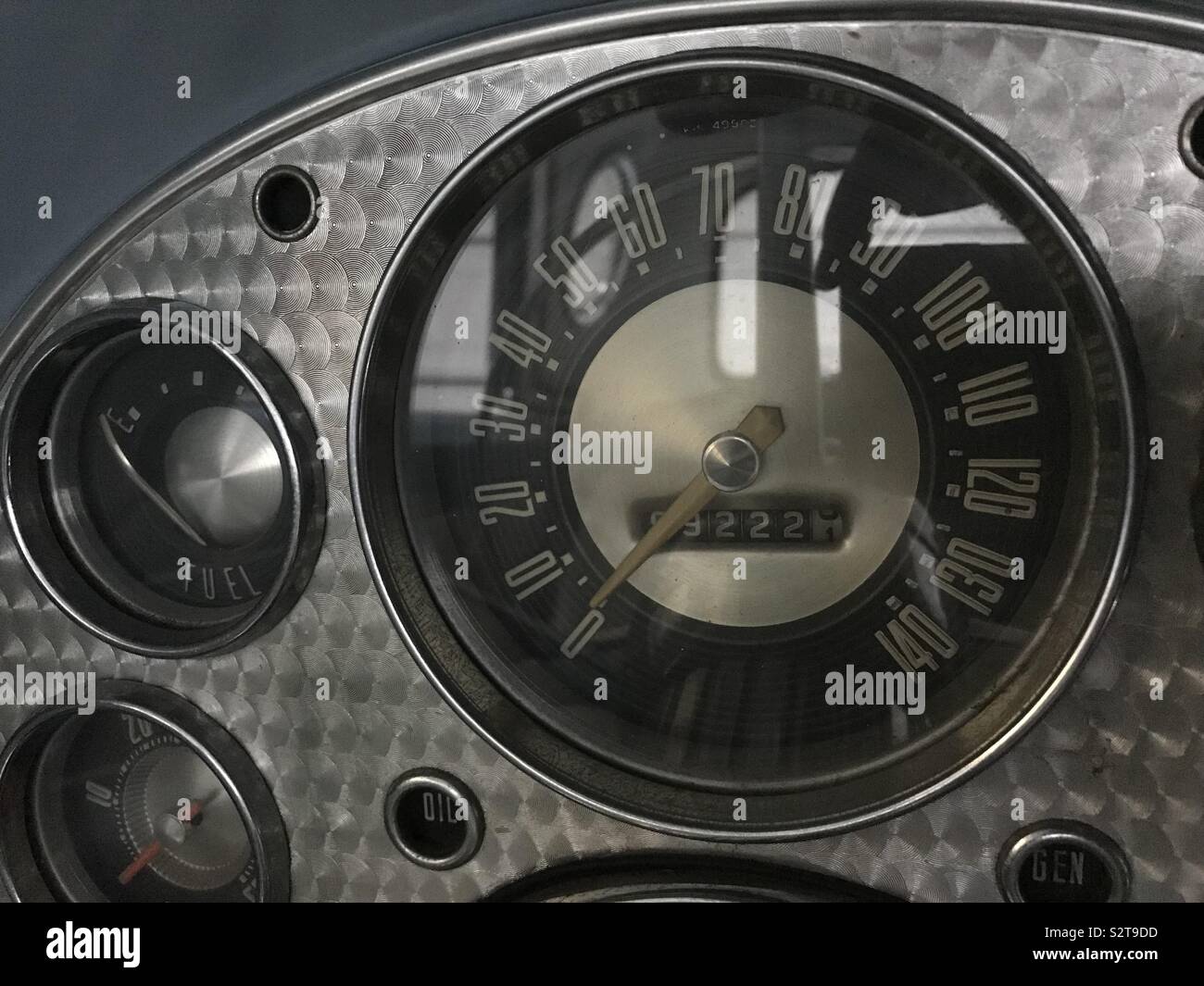 Old car dashboard Stock Photo Alamy