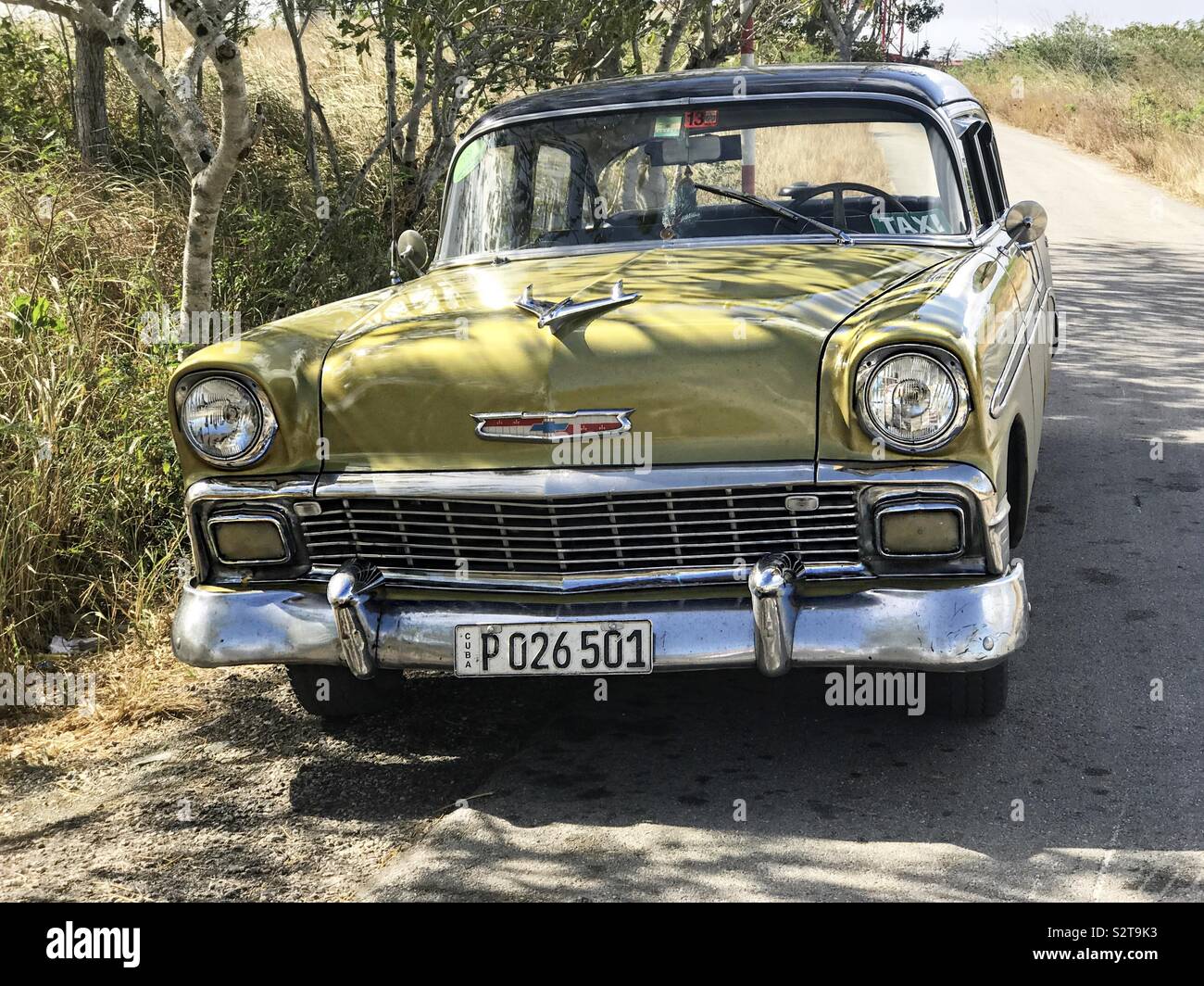 Car in Cuba Stock Photo