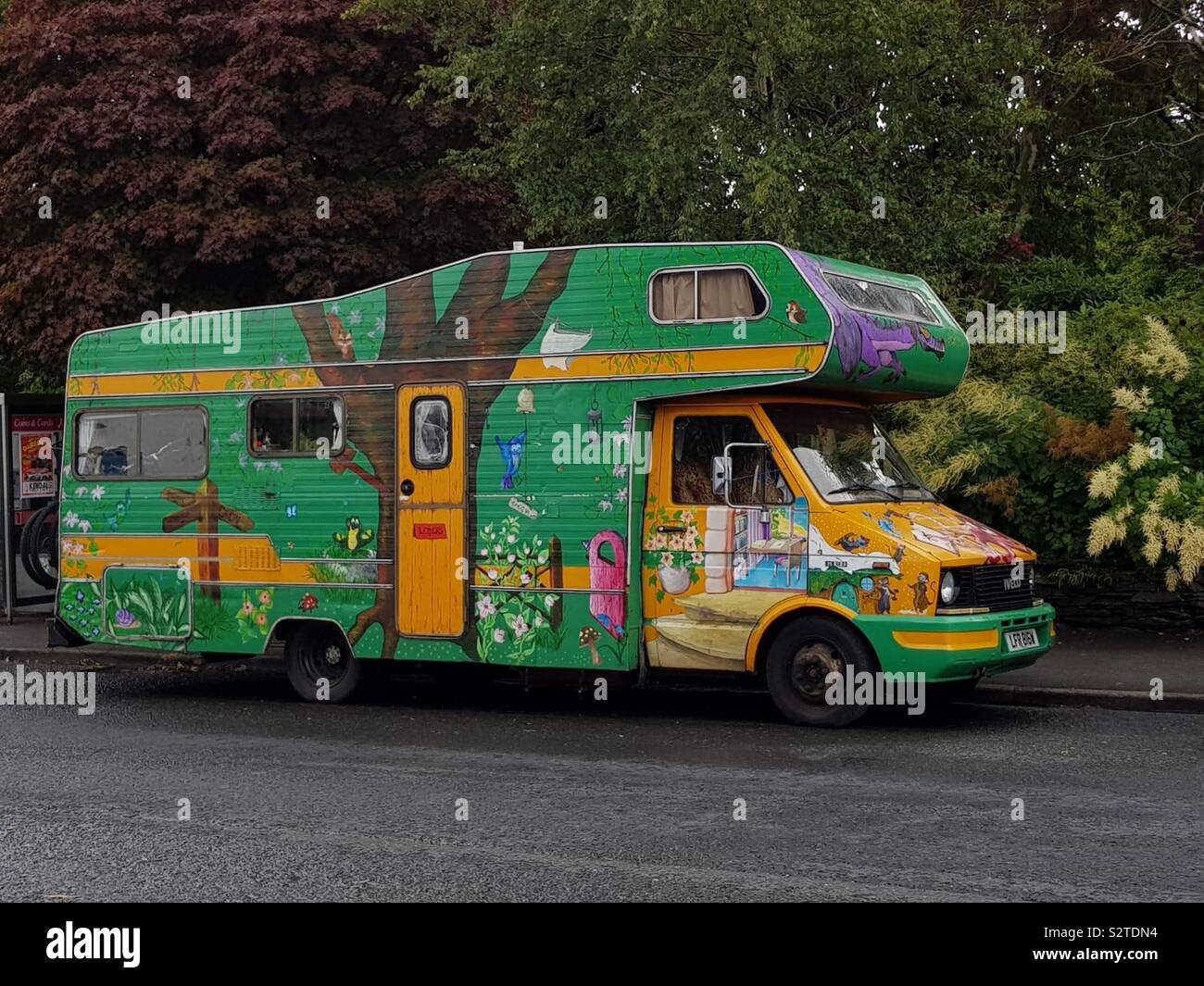 Camper Van - Smartphone Captured Stock Image