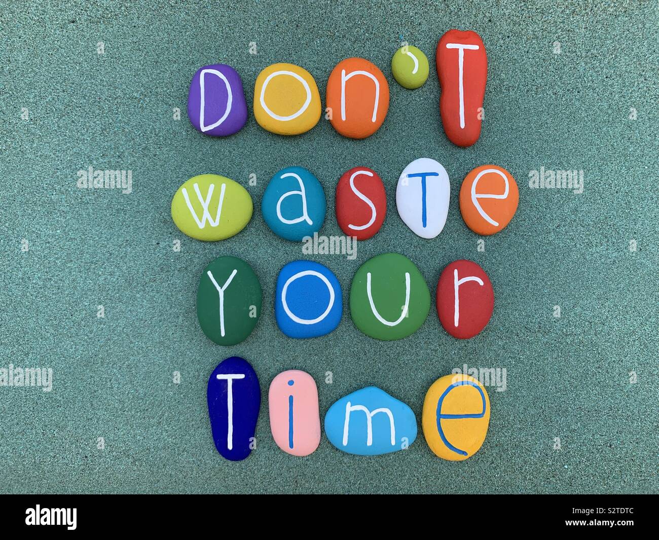 Don’t waste your time Stock Photo