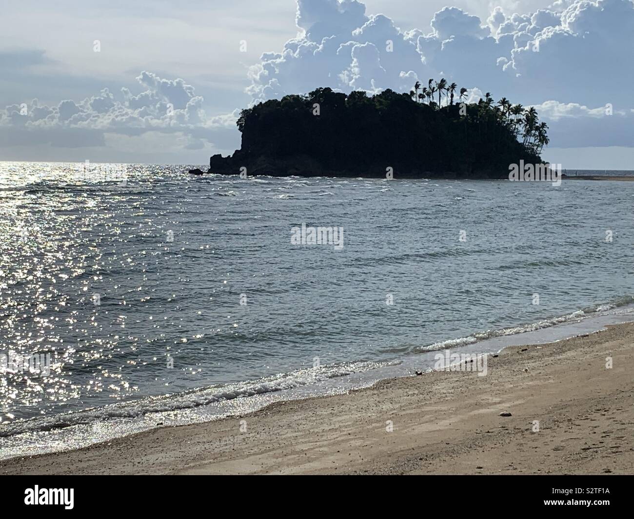 Lonely island Stock Photo