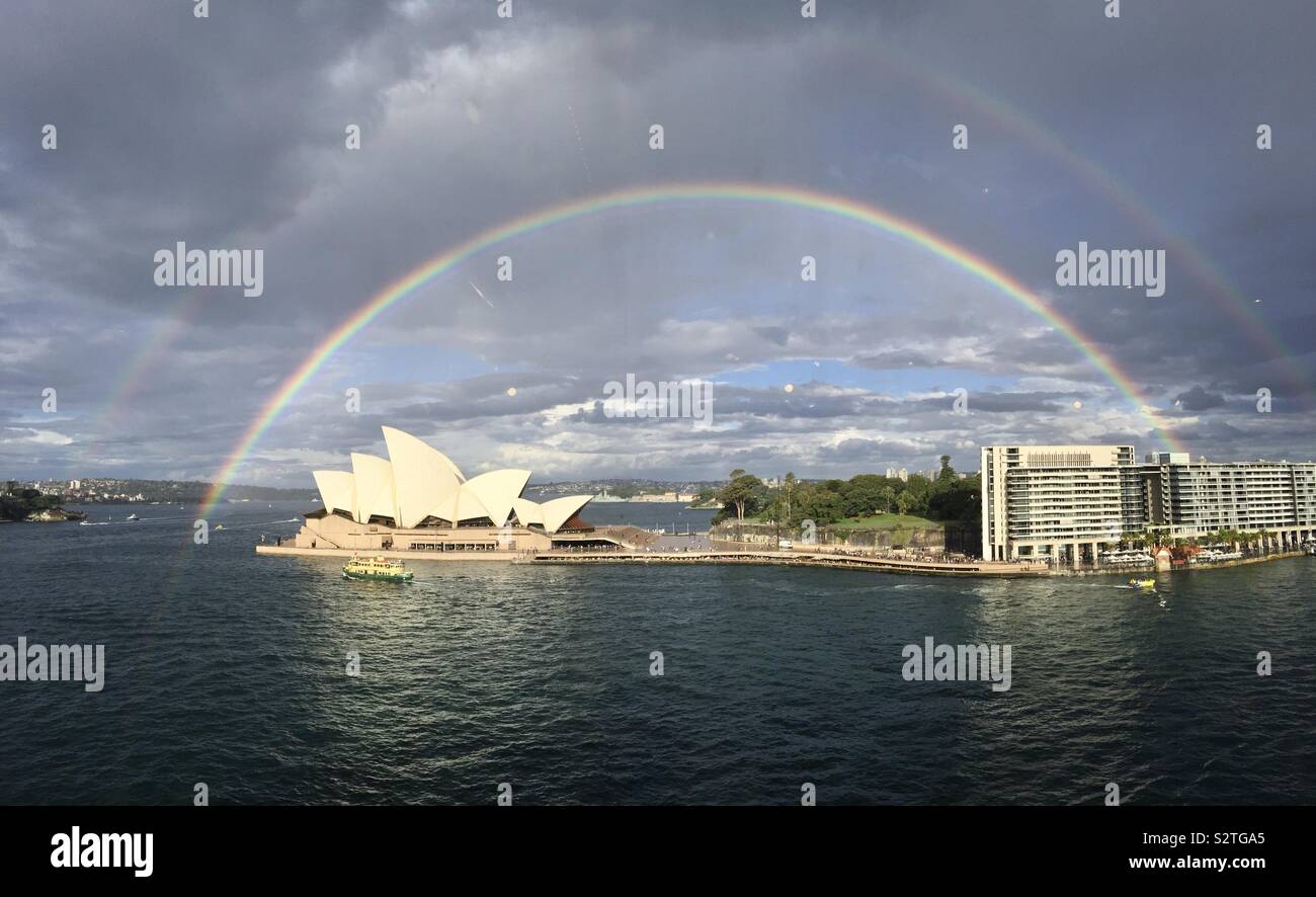 Double Rainbow Australia High Resolution Stock Photography and Images -  Alamy