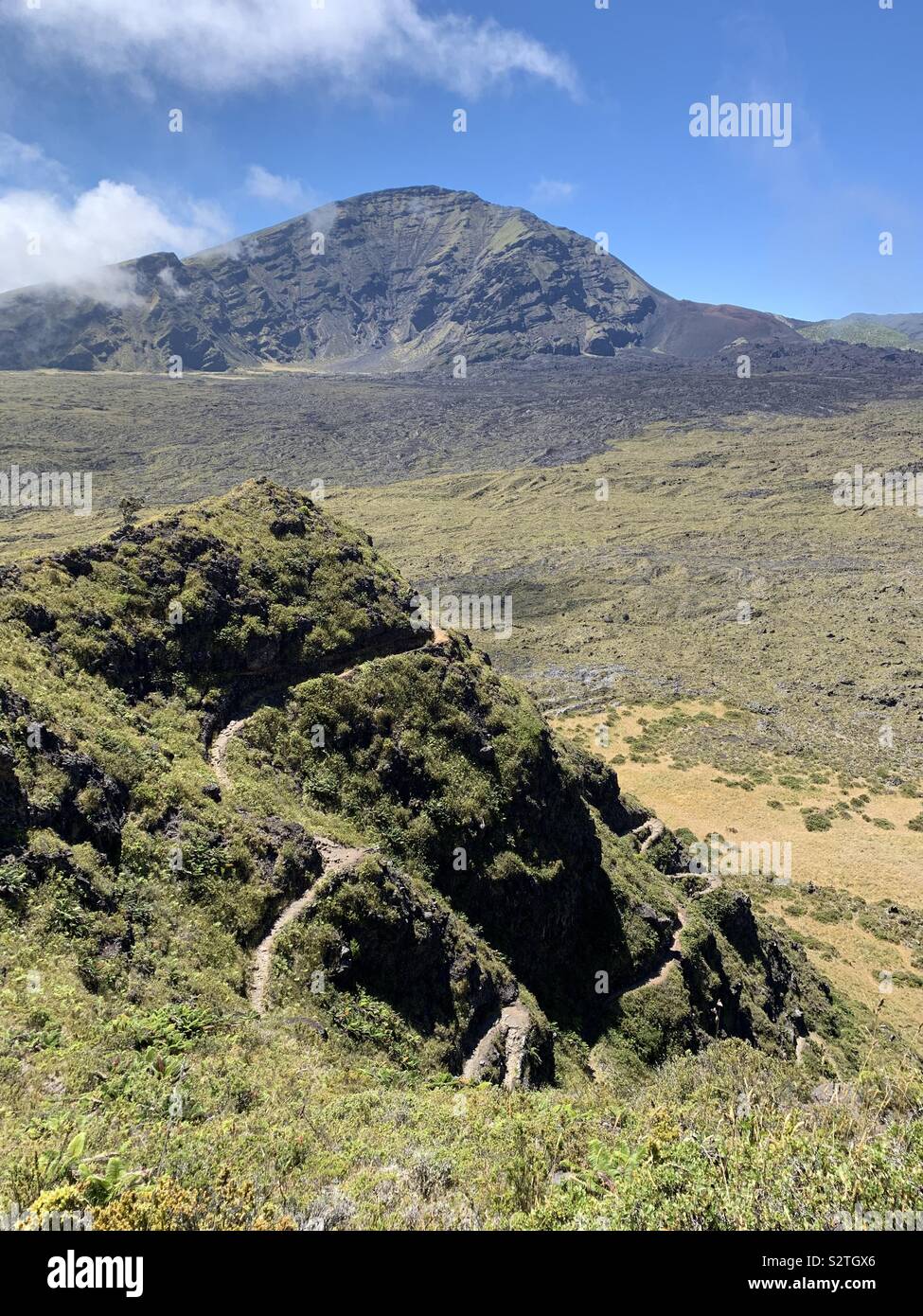 Switchback trails - Smartphone Captured Stock Image