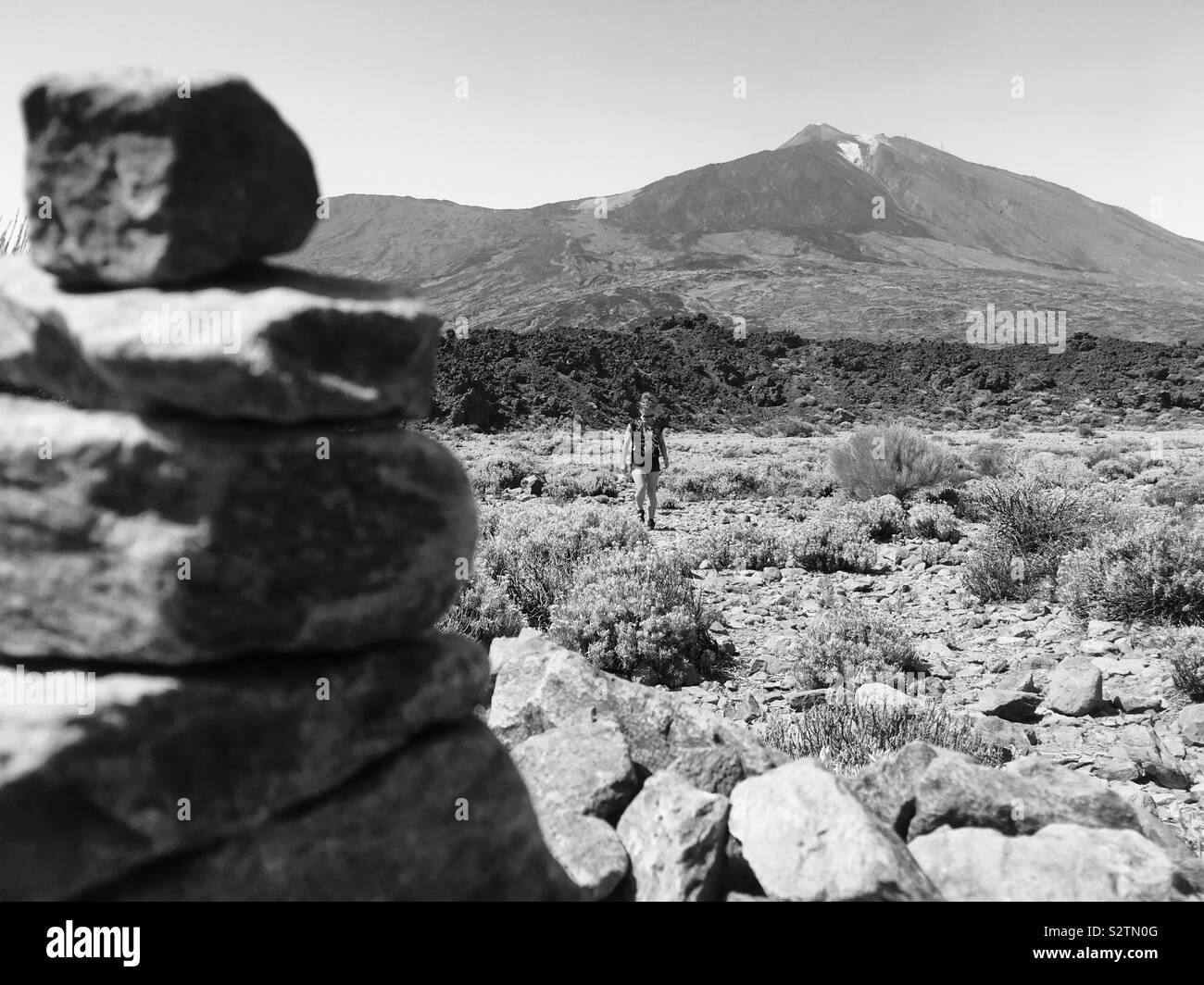 Gran Canaria Vulcanic Landscape Stock Photo