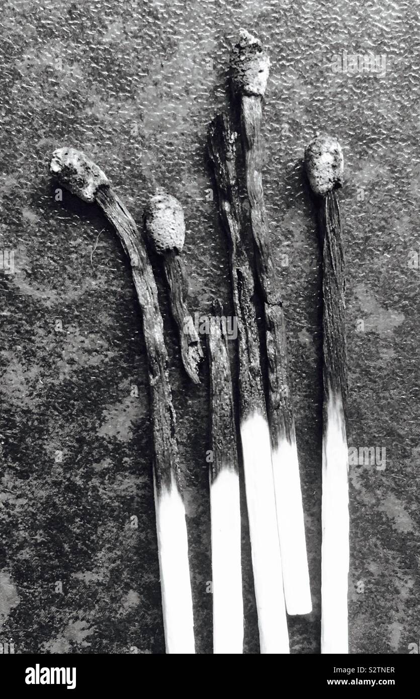 Burnt matches hires stock photography and images Alamy