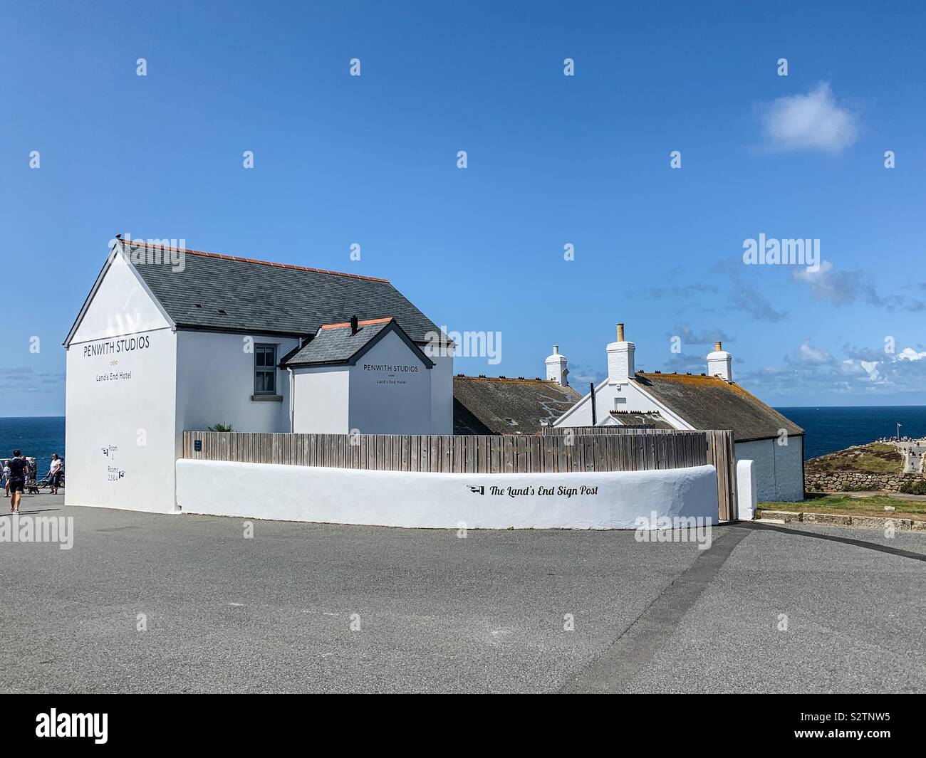Penwith Studios Land’s End hotel - Smartphone Captured Stock Image